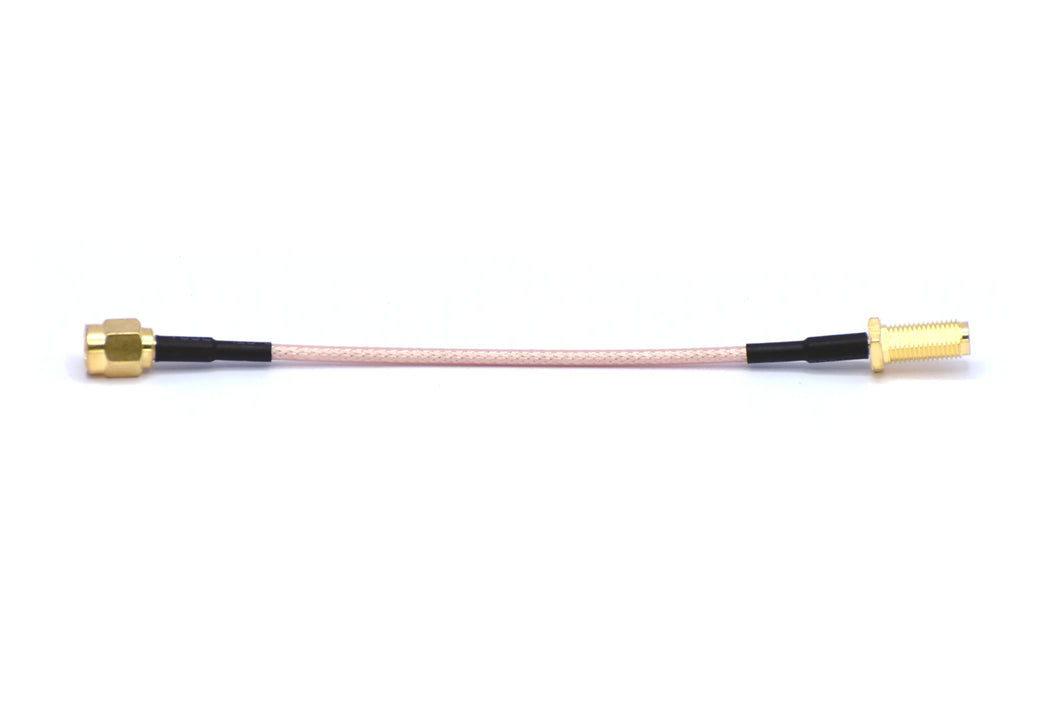 Paradar flexible SMA male-female cable adapter, 10cm