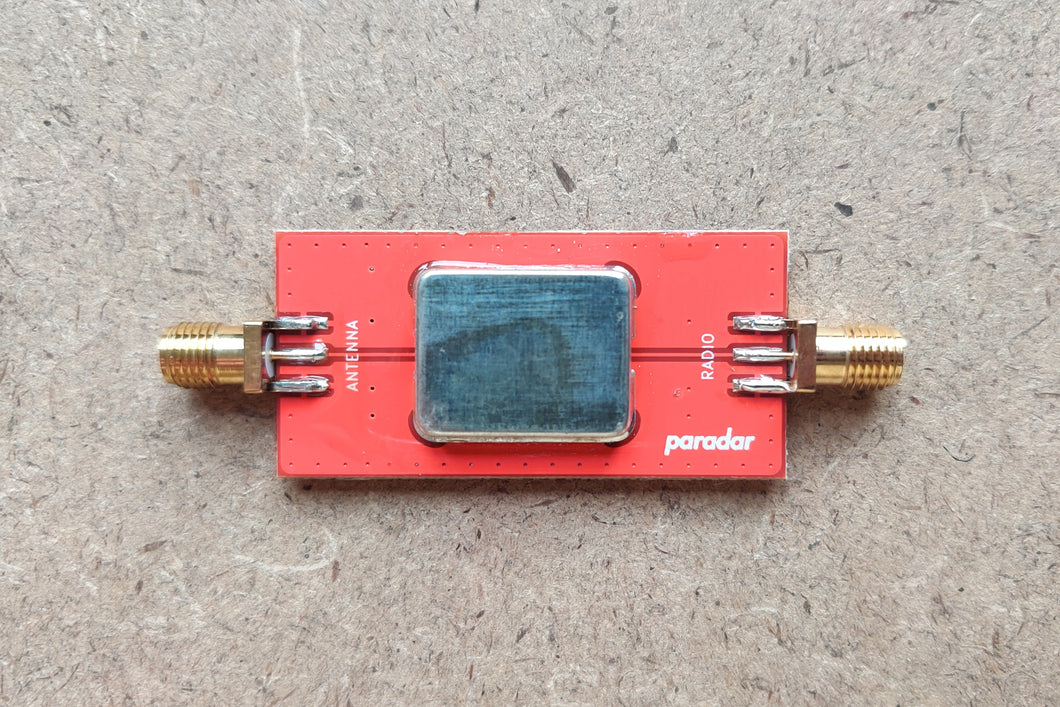 SAW filter, 868MHz, SMA/RP-SMA + adapter