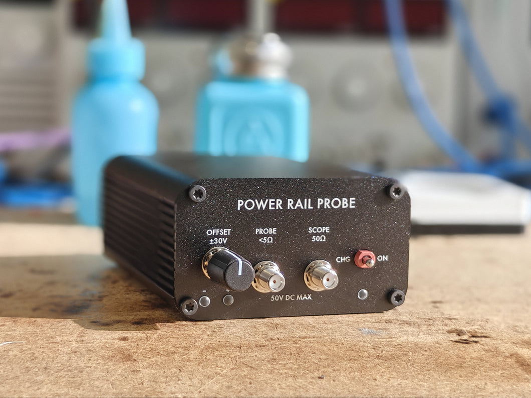 Low-noise 1GHz Oscilloscope Power Rail Probe