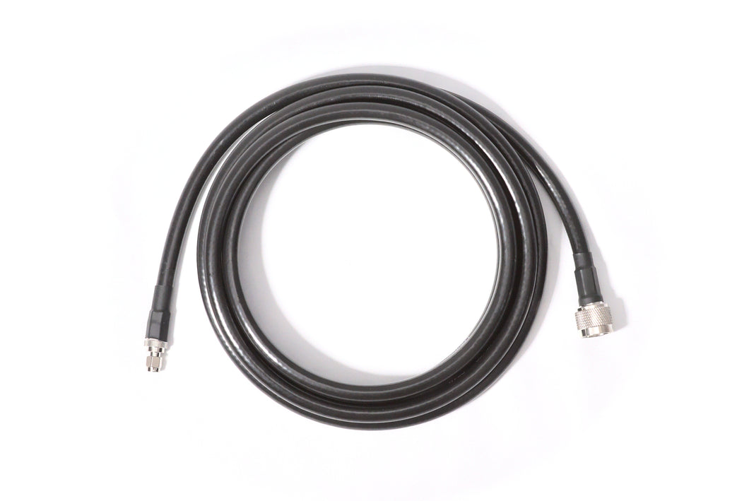 Ultra-low-loss X-400 cable, N-male to RP-SMA male, 3m